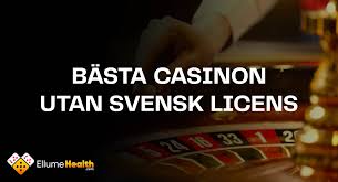 Fördelar med casino utan svensk licens